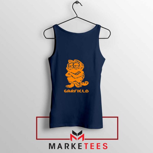 Garfield The Cat Navy Blue Tank Top