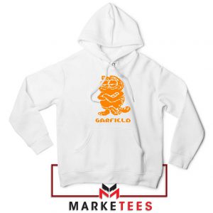 Garfield The Cat White Hoodie