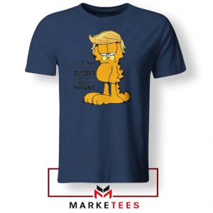 Garfield Trump Navy Blue Tshirt