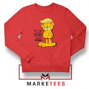 Garfield Trump Red Sweatshirt