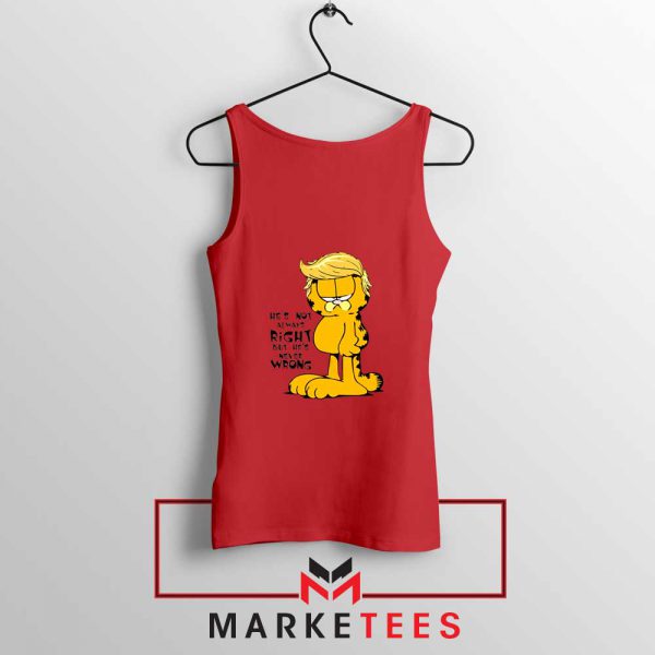 Garfield Trump Red Tank Top