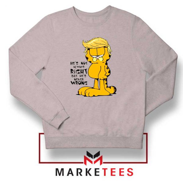 Garfield Trump Sport Grey Sweatshirt