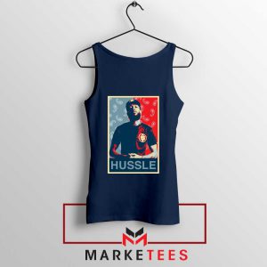 Hussle Rapper Navy Blue Tank Top