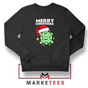 Merry Christmas Corona Black Sweatshirt