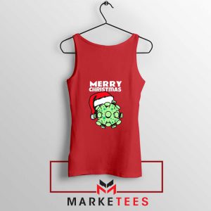 Merry Christmas Corona Red Tank Top