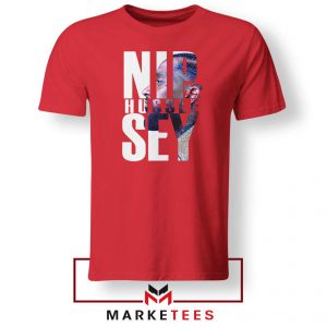 NIP Hussle Sey Red Tshirt