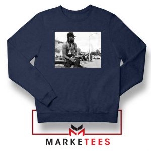 Nipsey Boulevard Navy Blue Sweatshirt