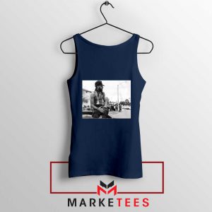 Nipsey Boulevard Navy Blue Tank Top