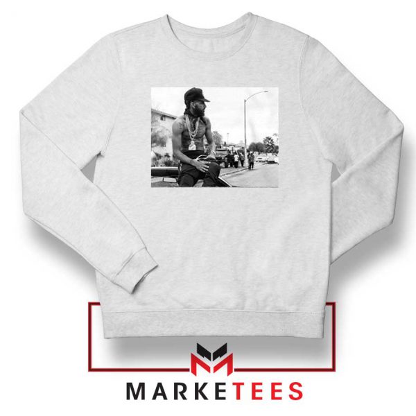 Nipsey Boulevard White Sweatshirt