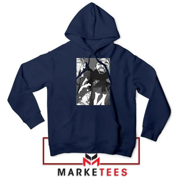 Nipsey Hussle Hip Hop Navy Blue Hoodie