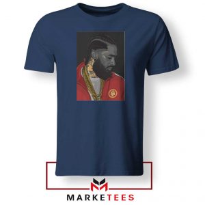 Nipsey Hussle Navy Blue Tshirt