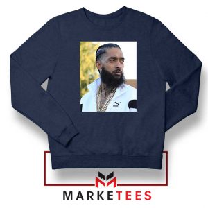 Nipsey Hussle Puma Navy Blue Sweatshirt