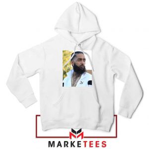 Nipsey Hussle Puma White Hoodie