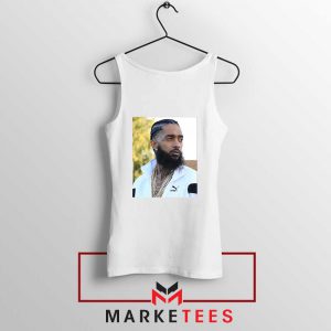 Nipsey Hussle Puma White Tank Top