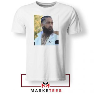 Nipsey Hussle Puma White Tshirt