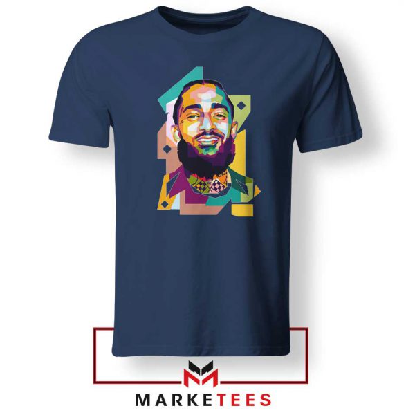 Nipsey Hussle RIP Raper Navy Blue Tshirt