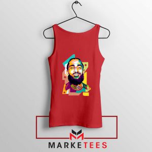 Nipsey Hussle RIP Raper Red Tank Top