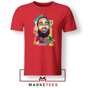 Nipsey Hussle RIP Raper Red Tshirt