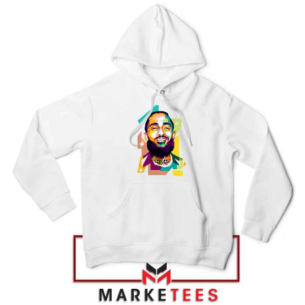 Nipsey Hussle RIP Raper White Hoodie