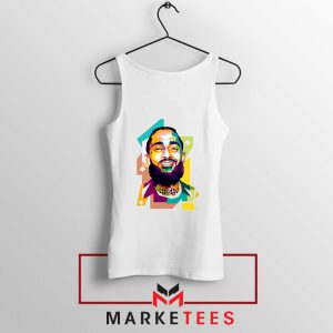 Nipsey Hussle RIP Raper White Tank Top