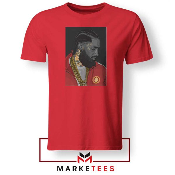 Nipsey Hussle Red Tshirt