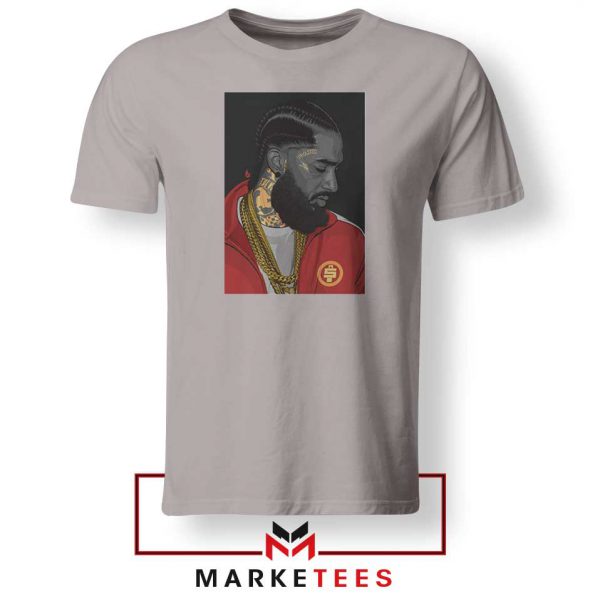 Nipsey Hussle Sport Grey Tshirt