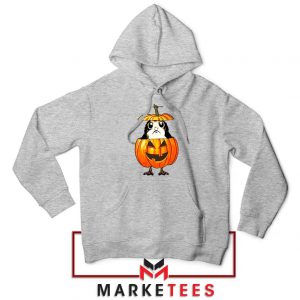 Porg Pumpkin Sport Grey Hoodie