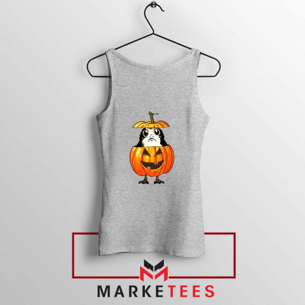 Porg Pumpkin Sport Grey Tank Top