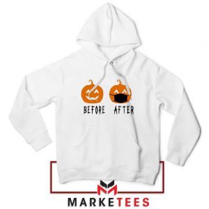 Pumpkin Before After Hoodie Halloween