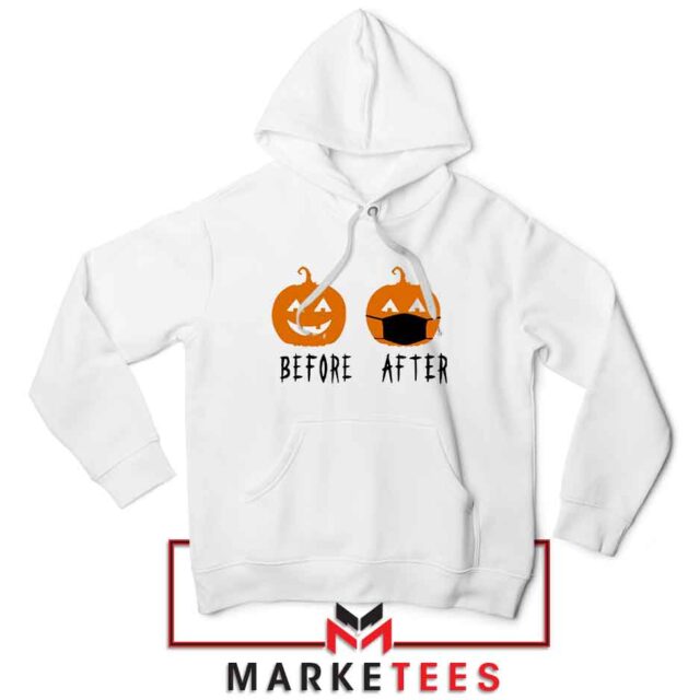 Pumpkin Before After Hoodie Halloween Corona - Exclusive