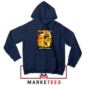 Stormtroopers Move Along Navy Blue Hoodie