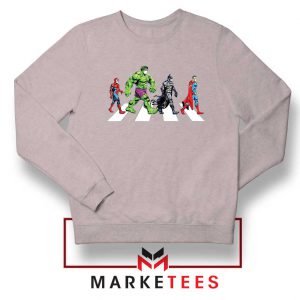 Superheroes Corona Virus Sport Grey Sweatshirt