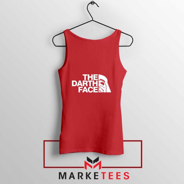 The Darth Face Red Tank Top