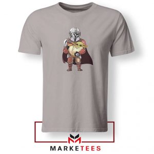 The Mandalorian Lovely Yoda Sport Grey Tshirt