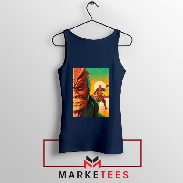 Trandoshans Star Wars Navy Blue Tank Top