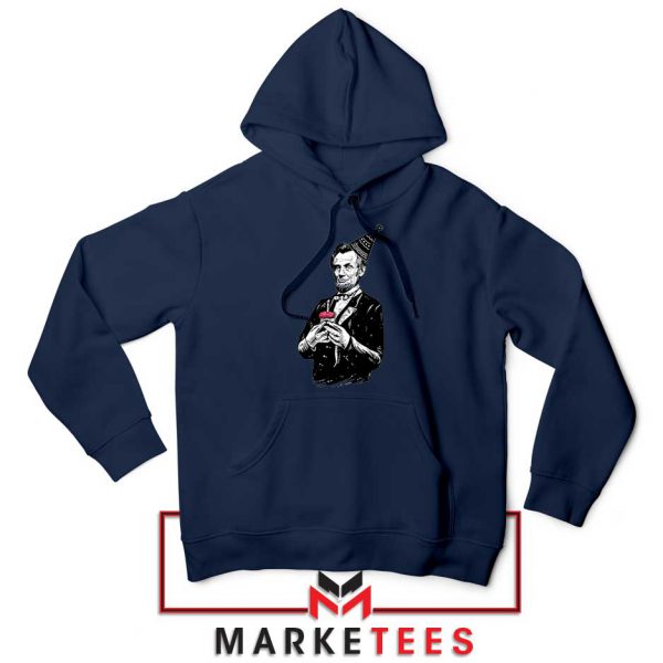 Abraham Lincoln Birthday Navy Blue Hoodie