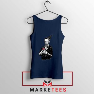 Abraham Lincoln Birthday Navy Blue Tank Top