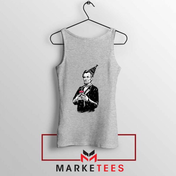 Abraham Lincoln Birthday Sport Grey Tank Top