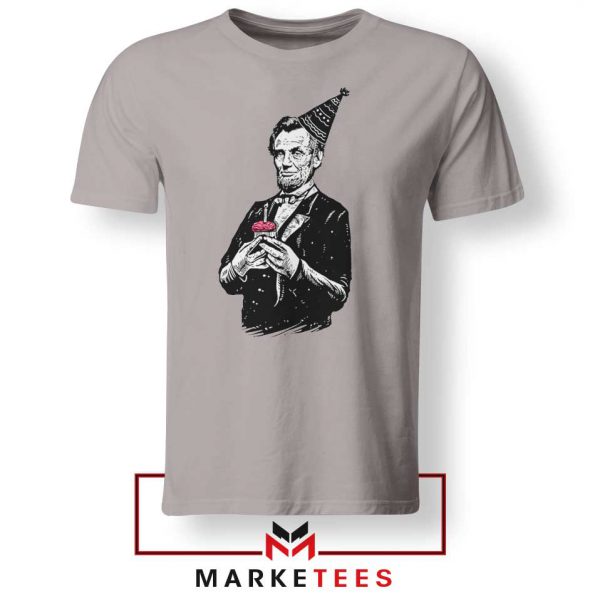 Abraham Lincoln Birthday Sport Grey Tshirt