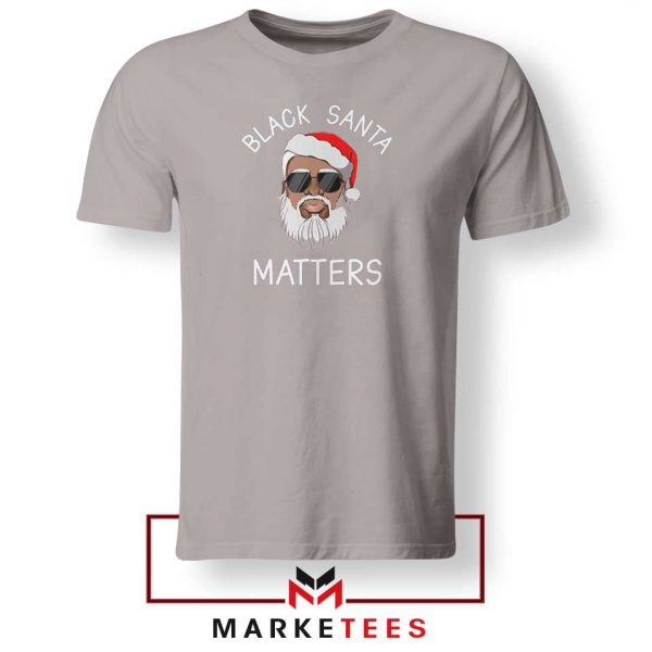 Afro Americans Santa Sport Grey Tshirt