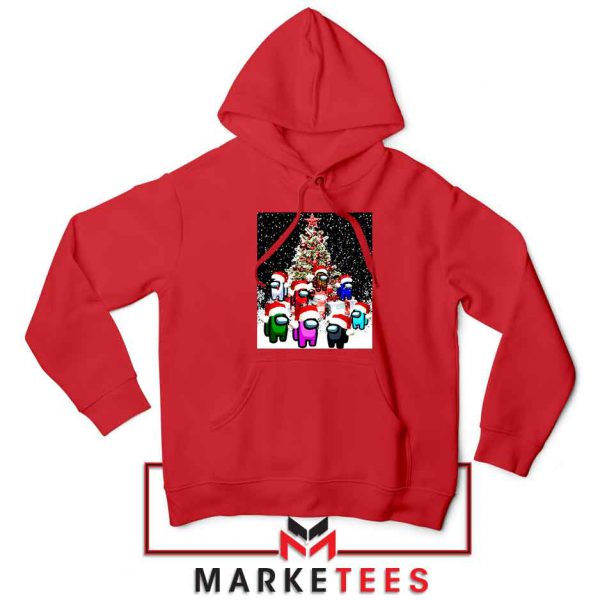 Among Us Christmas Red Hoodie