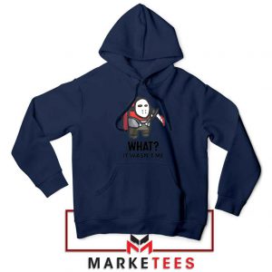 Among Us Jason Voorhees Navy Blue Hoodie