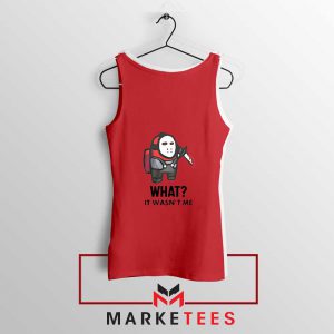 Among Us Jason Voorhees Red Tank Top