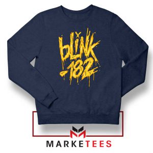 Blink 182 Rock Music Navy Blue Sweatshirt