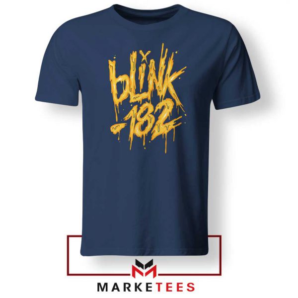 Blink 182 Rock Music Navy Blue Tshirt