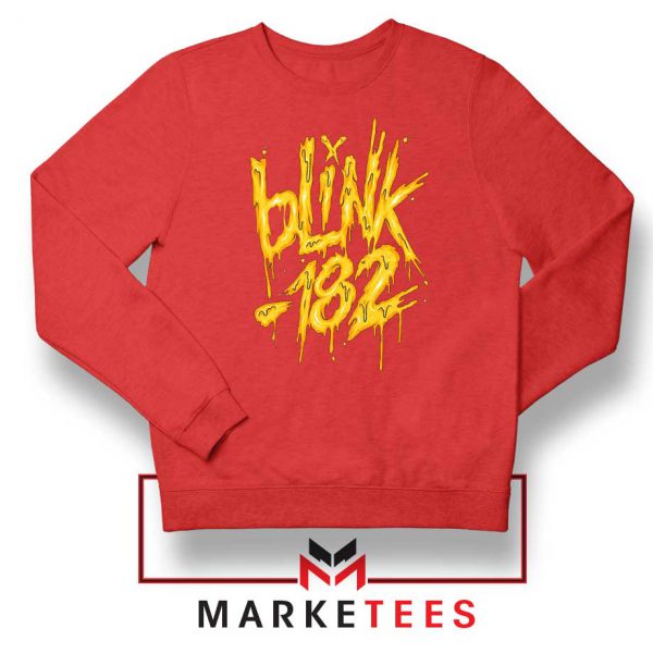 Blink 182 Rock Music Red Sweatshirt