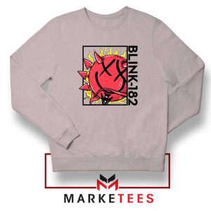 Blink 182 Rock Smile Sport Grey Sweatshirt
