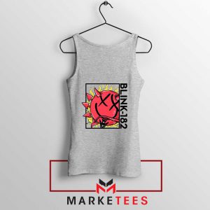 Blink 182 Rock Smile Sport Grey Tank Top