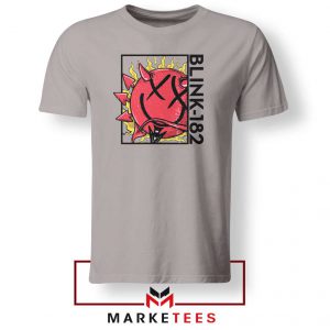 Blink 182 Rock Smile Sport Grey Tshirt