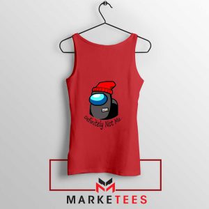 Definitely Not Me Red Tank Top